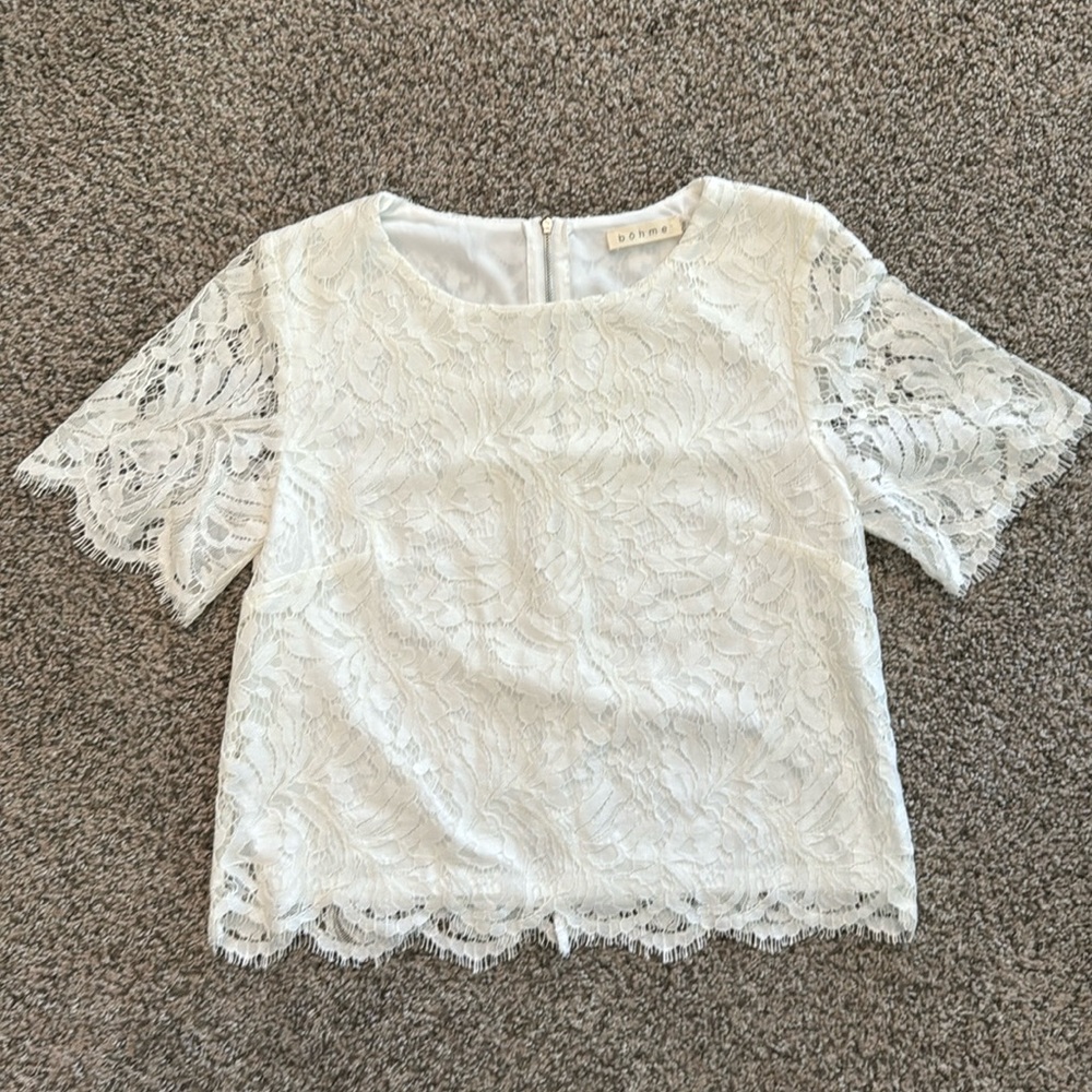 Bohme lacey top